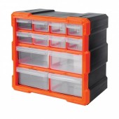 Συρταριέρα - κουτί αποθήκευσης Tactix με 12 διάφανα συρτάρια 320630