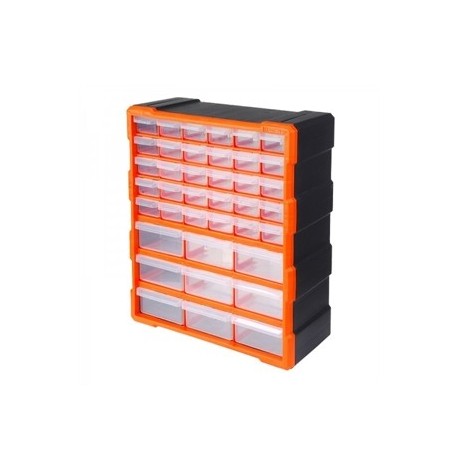 Συρταριέρα - κουτί αποθήκευσης Tactix με 39 διάφανα συρτάρια [320636]