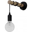 Απλίκα Τοίχου Ε/27ΑP STICK BLACK / Ξύλο Heronia