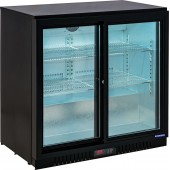 Ψυγείο Back Bar Συντήρηση Επιτραπέζιο Με Συρόμενες Πόρτες, 208 lt, ICG-0208SB INTERCOOL