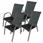 Σετ Καρέκλες μεταλλικές 4τμχ BORMANN LITE BSP1130