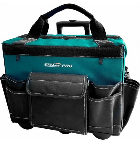 Bormann Pro BTB3250 Τσάντα Εργαλείων Χειρός Τροχήλατη Γαλάζια Μ44xΠ26xΥ41εκ.
