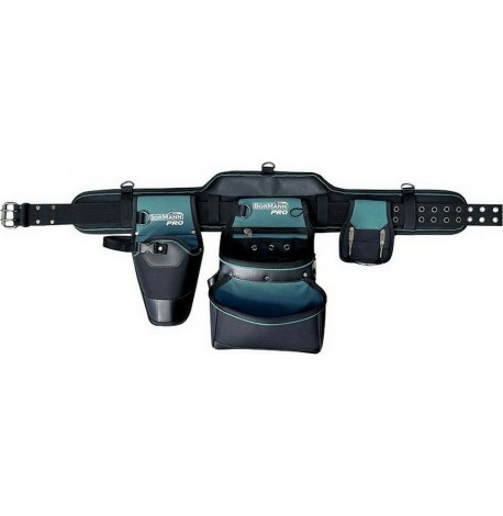 Bormann Pro BTB3200 Ζώνη Εργαλείων Υφασμάτινη 12 Θέσεων με Βάση Στήριξης Σφυριού