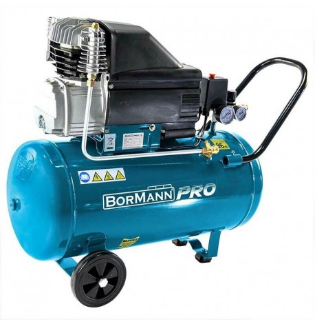 Bormann Pro BAT5030 Μονοφασικό Κομπρεσέρ Αέρος με Ισχύ 2.5hp και Αεροφυλάκιο 50lt