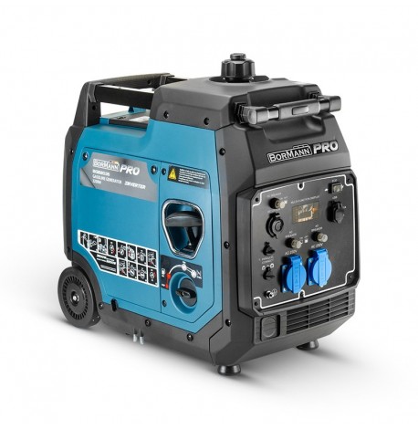 Bormann Pro BGB2035 Αθόρυβη Γεννήτρια Βαλιτσάκι Inverter Βενζίνης Τετράχρονη με Ρόδες και Μέγιστη Ισχύ 4.5kVA