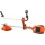 Husqvarna 520iRX Χορτοκοπτικό Μπαταρίας Ώμου / Χειρός 36V Solo 3.8kg