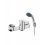 Viospiral Nidra 10-9106 Αναμεικτική Μπαταρία Ντουζιέρας Πλήρες Σετ Ασημί