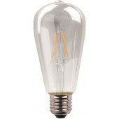 Eurolamp Λάμπα LED για Ντουί E27 και Σχήμα ST64 Θερμό Λευκό 1600lm Dimmable