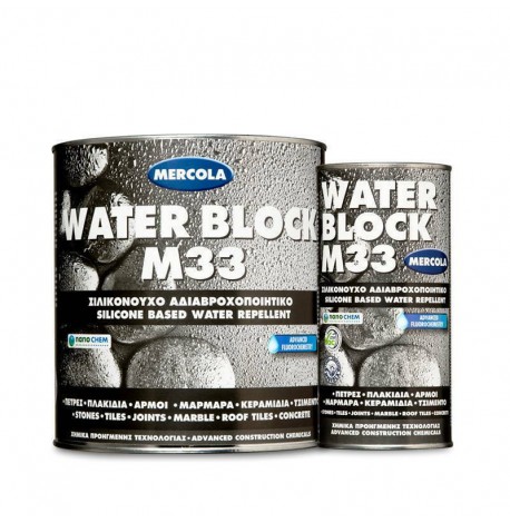 Mercola Water Block M33 Σιλικονούχο Αδιαβροχοποιητικό 1lt