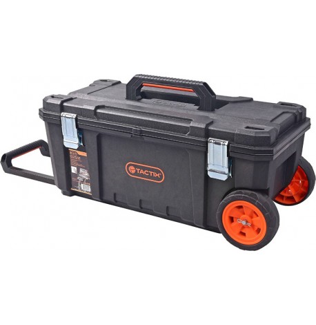 Tactix Τροχήλατο Πλαστικό Μπαούλο Μεταφοράς και Αποθήκευσης Εργαλείων Αδιάβροχη Π71.2xB33.6xΥ30cm 320394