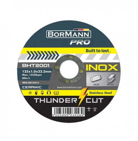 Bormann Pro BHT2001 Δίσκος Κοπής Μετάλλου 125mm