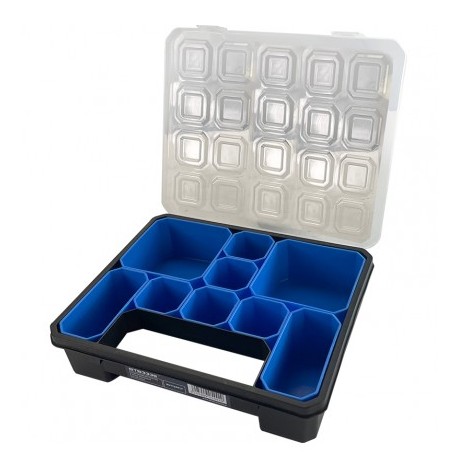 BORMANN ΤΑΜΠΑΚΙΕΡΑ ΕΡΓΑΛΕΙΩΝ ΠΛΑΣΤΙΚΗ "BUTTERFLY" ΜΕ ΑΦΑΙΡΟΥΜΕΝΑ ΚΟΥΤΙΑ 42X29,5X6CM ΠΟΛΥΧΡΩΜΗ