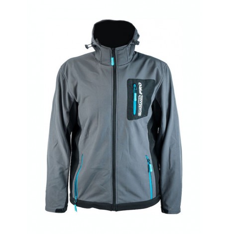 Bormann Pro Napoli BPP7056 Μπουφάν Εργασίας Softshell με Κουκούλα Γκρι