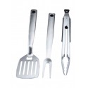Bormann BBQ1007 Σετ Εργαλείων BBQ με Σπάτουλα, Πιρούνα και Τσιμπίδα