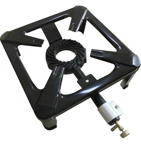 Bormann Elite Επιτραπέζια Εστία Υγραερίου Μονή Μαύρη