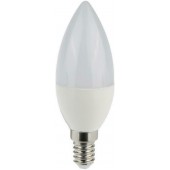 Λάμπα LED με Σχήμα C37 και Θερμό Λευκό Φως 400lm