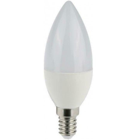 Eurolamp Λάμπα LED για Ντουί E14 και Σχήμα C37 Θερμό Λευκό 400lm
