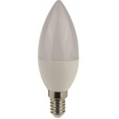 Eurolamp Λάμπα LED για Ντουί E14 και Σχήμα C37 Θερμό Λευκό 380lm