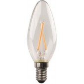 Eurolamp Λάμπα LED για Ντουί E14 και Σχήμα C37 Θερμό Λευκό 250lm