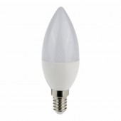 Λάμπα LED για Ντουί E14 και Σχήμα C37 με  Ψυχρό Λευκό Φως 630lm