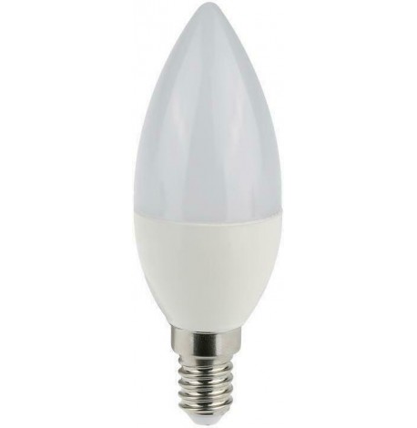 Eurolamp Λάμπα LED για Ντουί E14 και Σχήμα C37 Φυσικό Λευκό 400lm