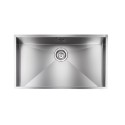 Ένθετος Νεροχύτης Inox Σατινέ Sanitec FILO QUADRA (77Χ45) 11906