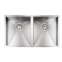 Ένθετος Νεροχύτης Inox Σατινέ Sanitec FILO QUADRA (77Χ45) 11909