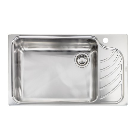 Ένθετος Νεροχύτης Inox Σατινέ Sanitec EUREKA (86Χ51) 11753