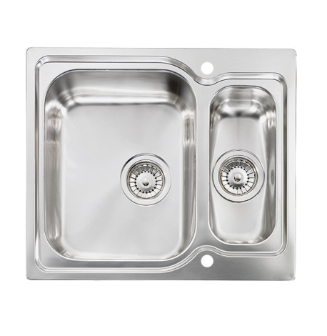 Ένθετος Νεροχύτης Inox Σαγρέ Sanitec ΜΑΤΙCO (58x50) 11692