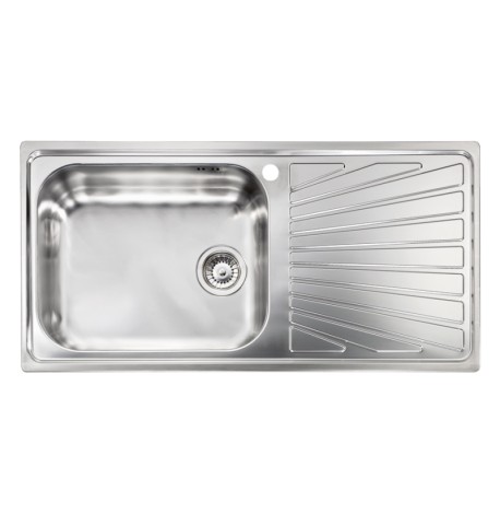 Ένθετος Νεροχύτης Inox Σατινέ Sanitec COMETA (116x50) 11457