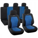 Bormann Σετ Προστατευτικά Καλύμματα Αυτοκινήτου Μαύρα / Μπλε
