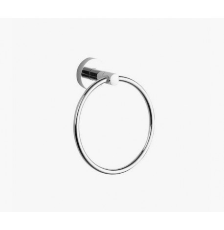 Bormann Κρίκος Μπάνιου Μονός με Βίδες Ασημί