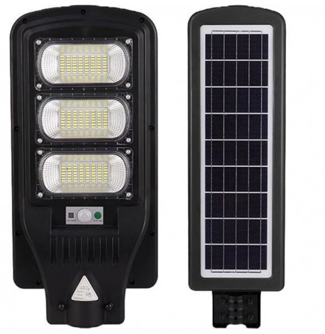 Bormann Ηλιακό Φωτιστικό Δρόμου 300W 1000lm με Ψυχρό Λευκό Φως 6500K