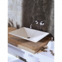Επιτραπέζιος Νιπτήρας 50x40,5x10,5cm Σε 6 Αποχρώσεις Sanitec PRISMA