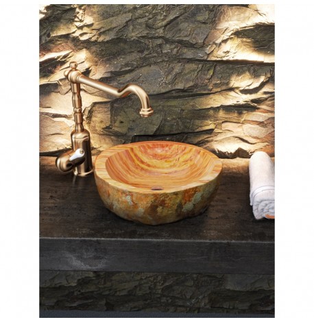 Επιτραπέζιος Νιπτήρας 39x14cm Σε 4 Αποχρώσεις Sanitec PETRA