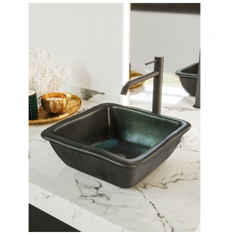 Επιτραπέζιος Νιπτήρας 40x40x15cm Sanitec ROCK GREEN