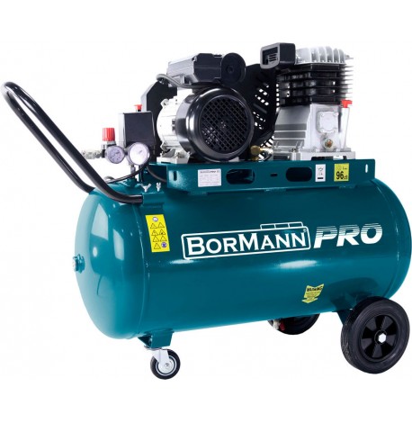 Bormann Pro Μονοφασικό Κομπρεσέρ Αέρος με Ισχύ 3hp και Αεροφυλάκιο 100lt