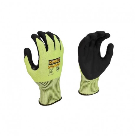 Γάντια Εργασίας Πλεκτά Για Προστασία Κοπής DeWalt Hppe Hi-Vis Cut D