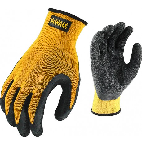 Γάντια Εργασίας Gripper Latex Κίτρινα Dewalt