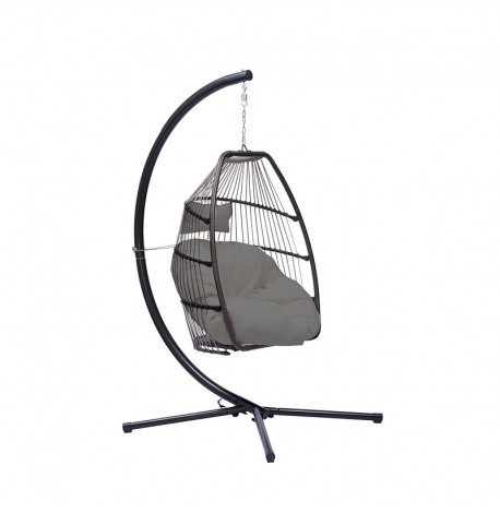 Κρεμαστή Κούνια Μεταλλική Σε Γκρι Χρ΄ώμα Bormann