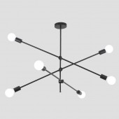 Φωτιστικό Κρεμαστό 6XΕ27 100X65 Μαύρο