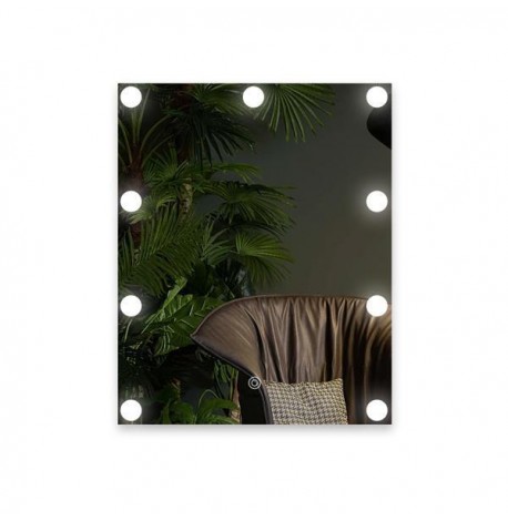 Καθρέπτης Μακιγιάζ Με LED Παραλληλόγραμμος 40X50 CM