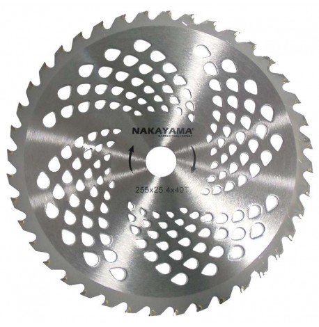Δίσκος Θαμνοκοπτικού 255mm 40 Δοντιών Nakayama